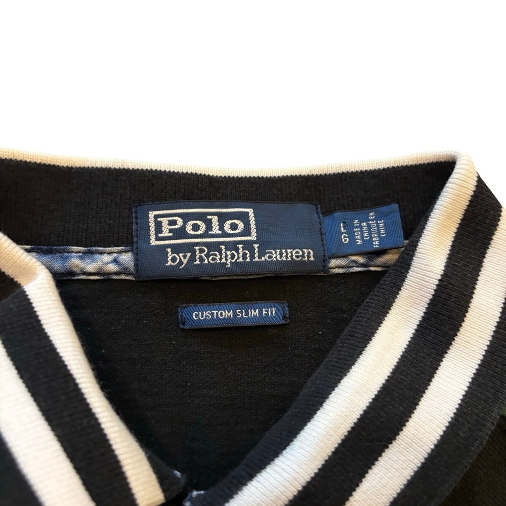 Polo Ralph Lauren Hawaii Tour Jacket Polo Shirt Tiger Embroidered Black Green L - Picture 7 of 12